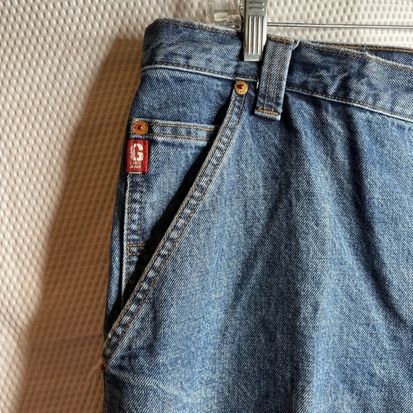 Guess Vintage Men Workwear Carpenter/ cargo 1990’s Jeans Men Size 38 D67-62W - Picture 10 of 13